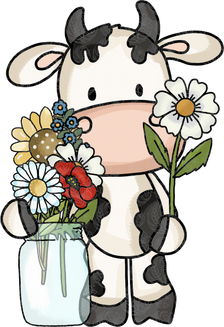 Country Cows and Flowers – GBH21818